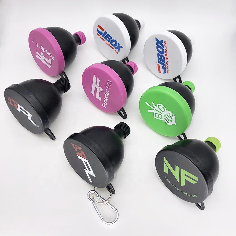 100ml Hot Sale Classical Protein Powder Funnel Supplement Funnel With Climbing Button Carabine 100ml Hot Sale Classical Protein Powder Funnel Supplement Funnel With Climbing Button Carabine