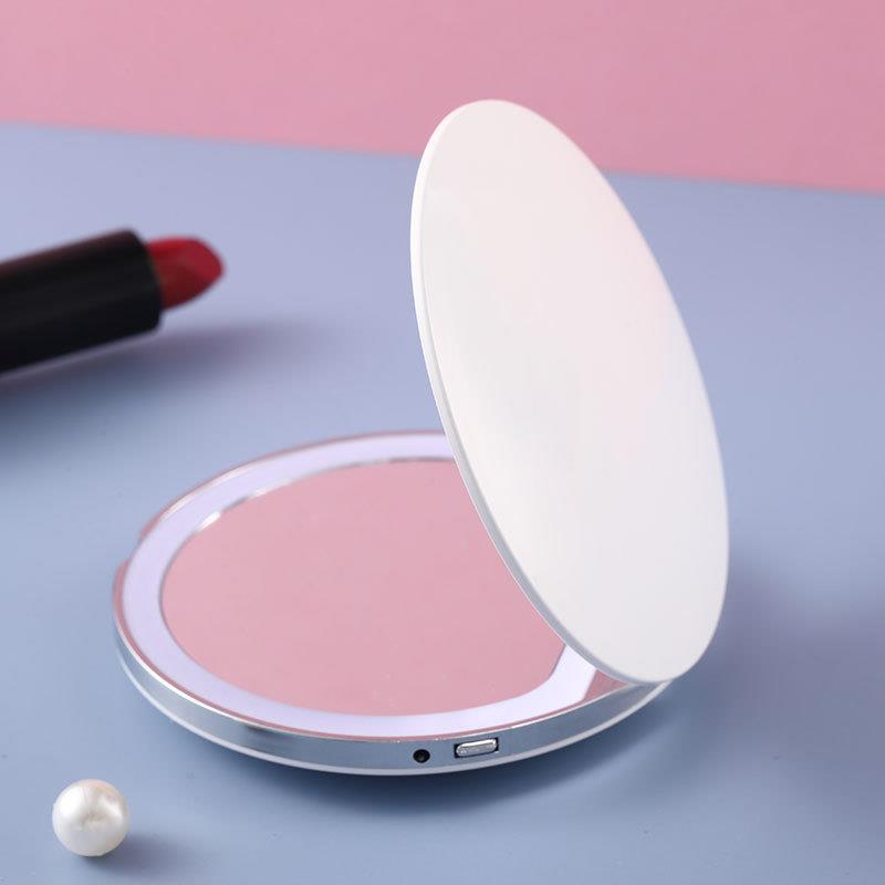LED compact makeup mirror portable lighted bag mirror LED compact makeup mirror portable lighted bag mirror