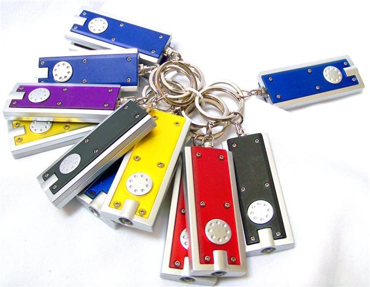 Promotional gift flash flashlight mini led black light keychain Promotional gift flash flashlight mini led black light keychain