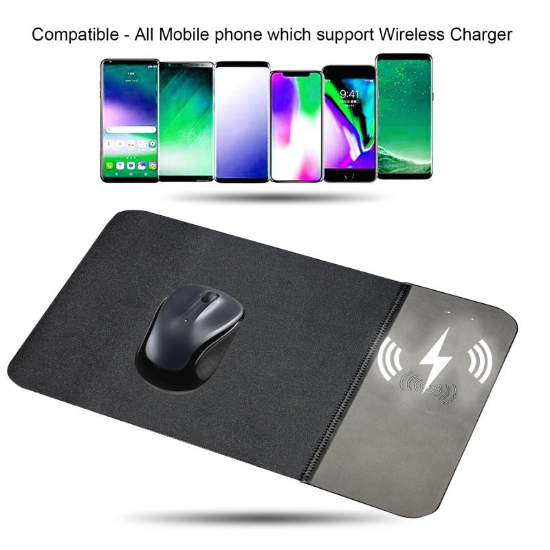 Mobile Phone Pad Mat PU Rubber Mousepad For iPhone PC Laptop Wireless Charger Charging Mouse Mobile Phone Pad Mat PU Rubber Mousepad For iPhone PC Laptop Wireless Charger Charging Mouse