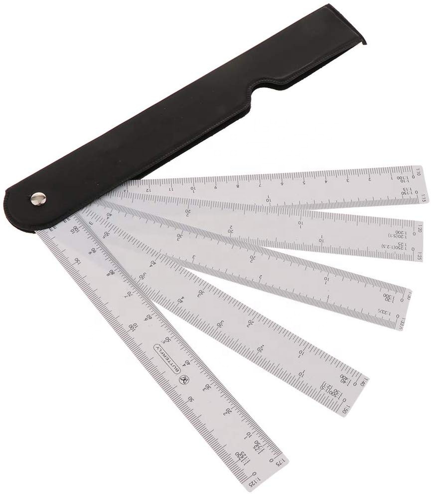 5 blade fan scale rulers 5 blade fan scale rulers