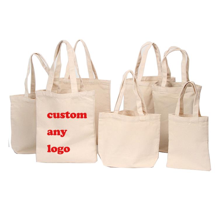 Custom reusable eco shopping canvas bag printed organic cotton tote bags Custom reusable eco shopping canvas bag printed organic cotton tote bags