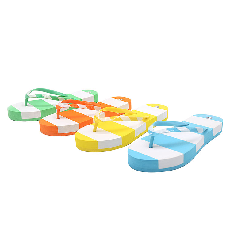 Customizable women's summer beach pvc material slippers multicolor flip-flops Customizable women's summer beach pvc material slippers multicolor flip-flops