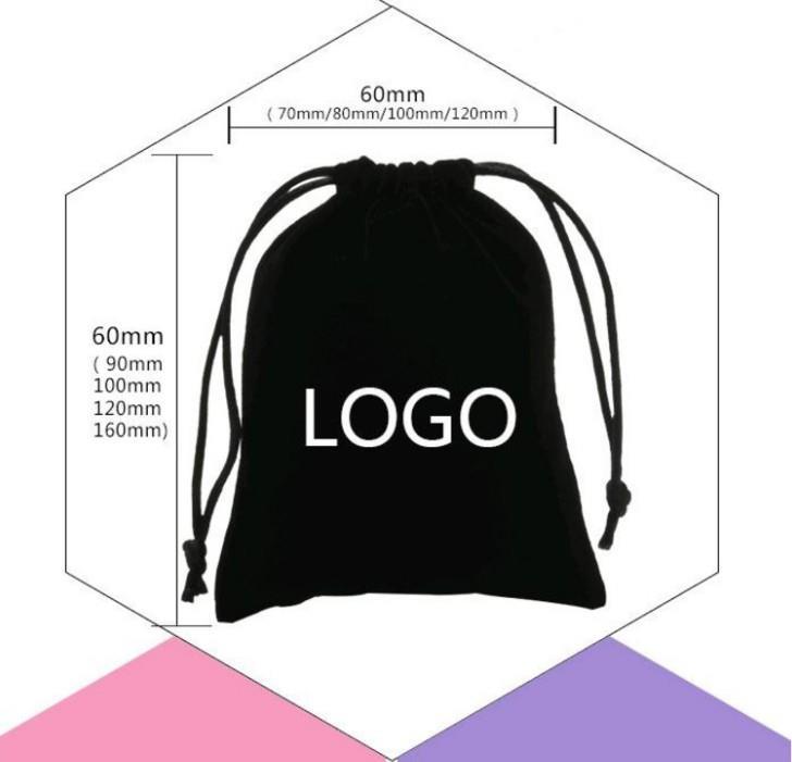 Promotional Drawstring Velvet Bag Custom Logo Printed Drawstring Pouch Packaging Fabric Gift Bags Promotional Drawstring Velvet Bag Custom Logo Printed Drawstring Pouch Packaging Fabric Gift Bags