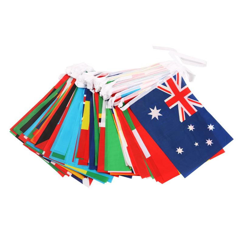 Wholesale Promotion Country Felt Pennant String Flags Wholesale Promotion Country Felt Pennant String Flags