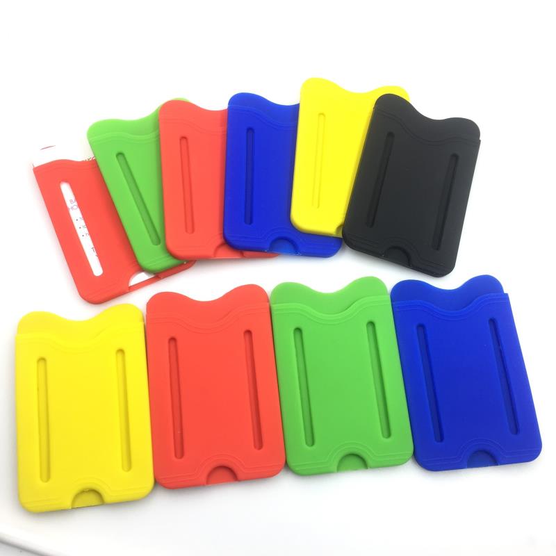 Custom silicone mobile phone card holder silicone mobile phone pocket Custom silicone mobile phone card holder silicone mobile phone pocket