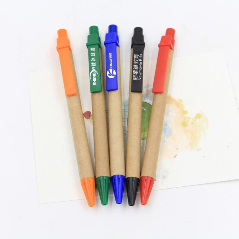 Paper Ball Pen Environmental Friendly Kraft Paper Ballpoint Pen Paper Ball Pen Environmental Friendly Kraft Paper Ballpoint Pen