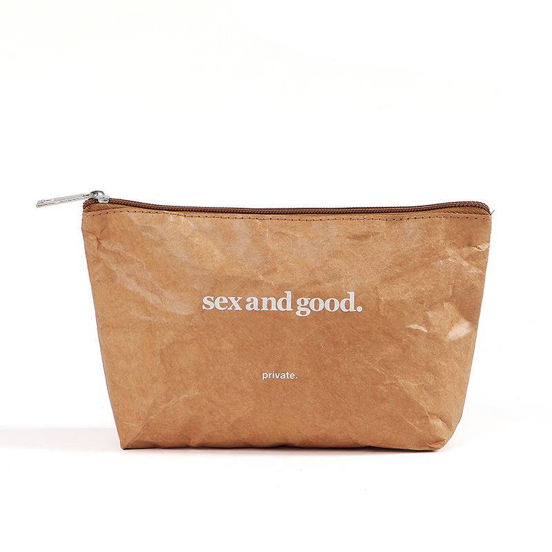 2021 DuPont Paper Cosmetics Bag Environmental Storage Bag Waterproof makeup bags 2021 DuPont Paper Cosmetics Bag Environmental Storage Bag Waterproof makeup bags