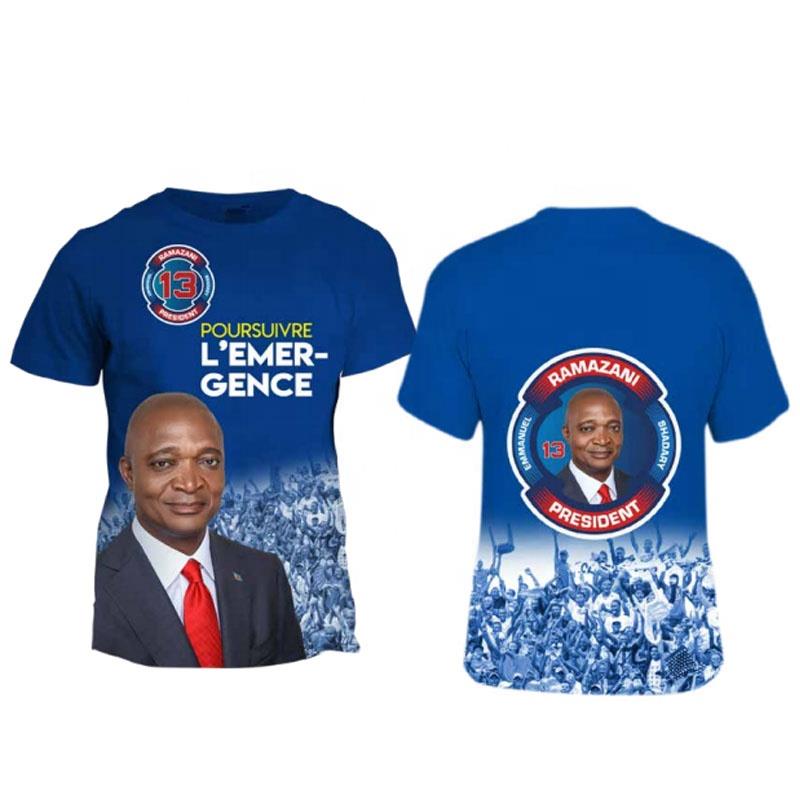 Cheap printing election T shirts campaign polyester t shirt Cheap printing election T shirts campaign polyester t shirt