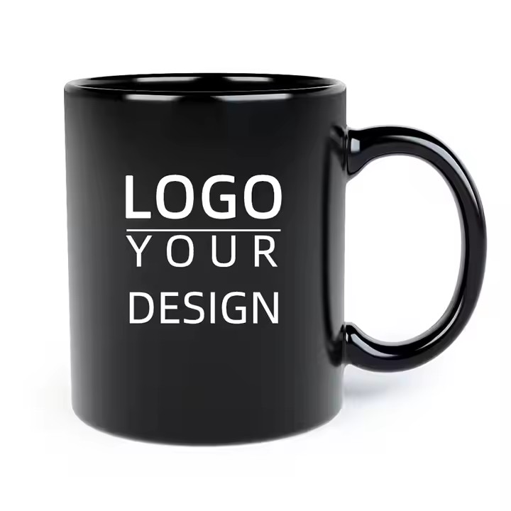 Custom Ceramic Cup with Logo Design Black Mugs Personal Customized Logo Printing Mug Ceramic Coffee Custom Porcelain Cup Mug Custom Ceramic Cup with Logo Design Black Mugs Personal Customized Logo Printing Mug Ceramic Coffee Custom Porcelain Cup Mug
