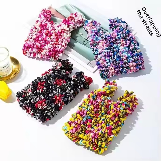 New Eco-friendly Floral Magic Stretch Elastic T-shirt Bag Lightweight Large Capacity Portable Mini Handled Grocery Shopping Bag New Eco-friendly Floral Magic Stretch Elastic T-shirt Bag Lightweight Large Capacity Portable Mini Handled Grocery Shopping Bag